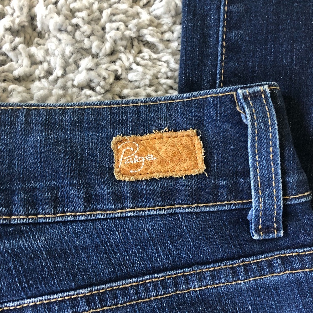 Exclusive Paige Jeans with Floral Lining - Picture 5 of 5